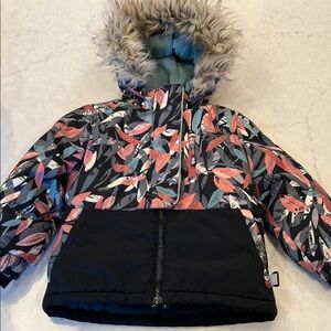 Noruk jacket with‎ Removable Faux Fur Hood Size 5
